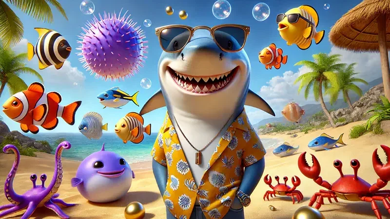 Visual permainan tembak ikan mobile LKOPEN